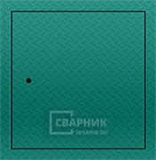 Огнеупорный однопольный люк на пол чердака 600×600 мм