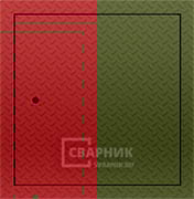 Напольный противопожарный люк ЛПМ 2-го типа 600×600 мм