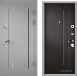 Дверь входная утепленная в дом порошковая — МДФ