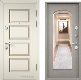 Дверь входная утепленная в квартиру МДФ — винорит