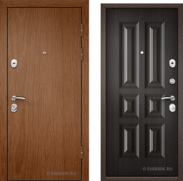 Дверь входная утепленная в дом ламинат — массив