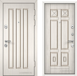 Дверь входная утепленная в дом МДФ — МДФ