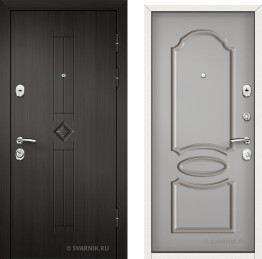 Дверь металлическая утепленная в дом винорит — МДФ