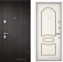 Дверь входная утепленная в квартиру МДФ — МДФ