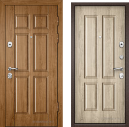 Дверь входная утепленная в дом МДФ — винорит